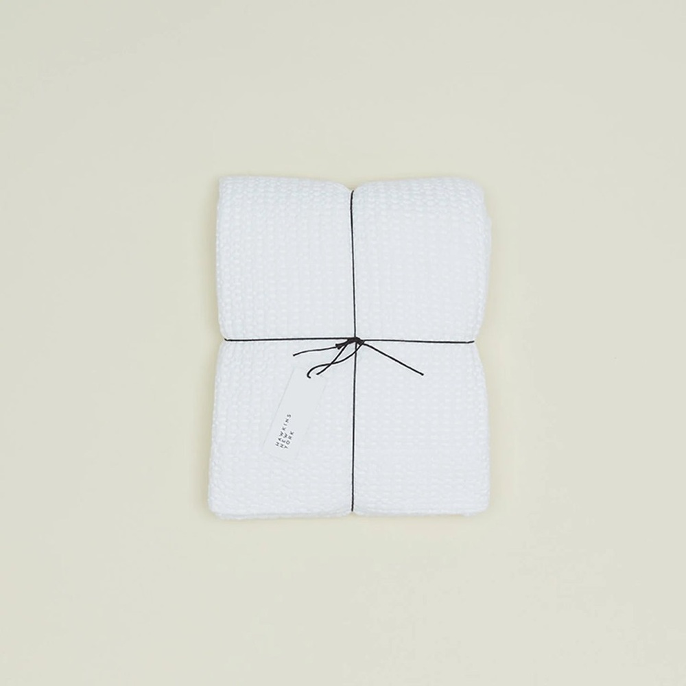 Hawkins New York Waffle Shower Curtain in White